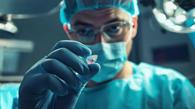 A doctor found micro plastic inside body of patient during surgery in operation room
