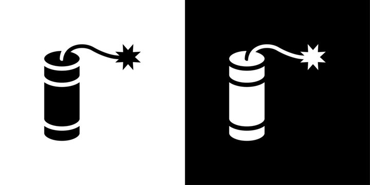 recommend clip art: dynamite icon Flat fill set collection