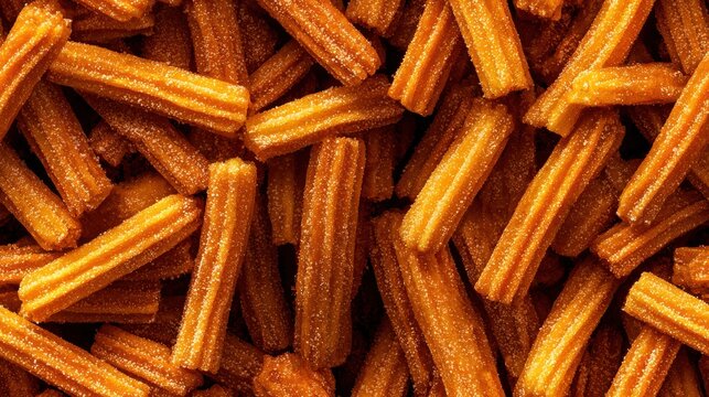 Close-Up Photo of Churros Neatly Arranged for a Sweet and Delicious Spanish Treat