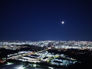The City Next to Wonderland at Night