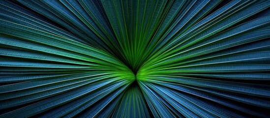Abstract Green Palm Leaf Texture