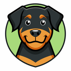 Rottweiler Logo Vector Art