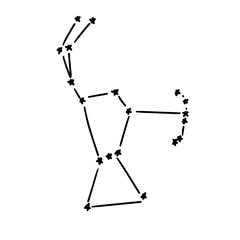 constellation of orion illustration