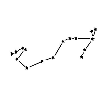 constellation of scorpius illustration