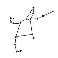 constellation of perseus illustration