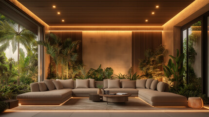 Fototapeta premium modern living room