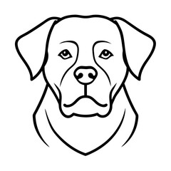 Rottweiler Vector Logo Design