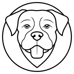 Rottweiler Vector Logo Design
