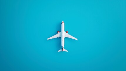 Soaring aircraft in open skies, showcasing majestic flight against a backdrop of clear blue, emphasizing freedom and the vastness of the atmosphere.
