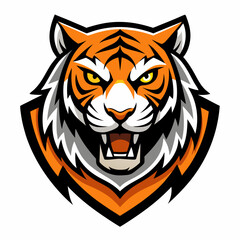 Obraz premium Tiger Logo Vector Art
