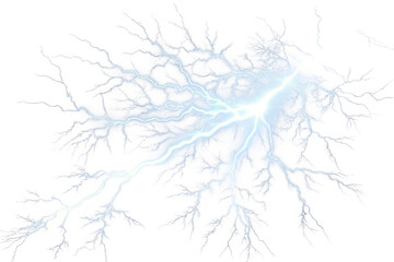 Obraz premium Easy to use real lightning isolated on transparent Background 