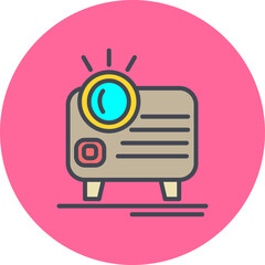 Projector Vector Icon