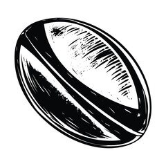 American football silhouette vector