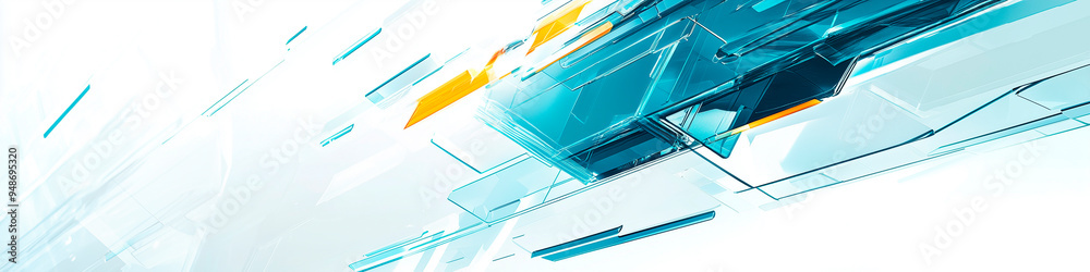 Wall mural cyberpunk technical background abstraction ui ux modern trendy design. place for text. 3d digital ar
