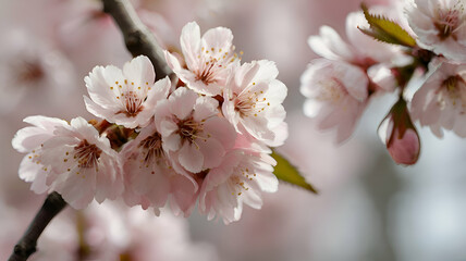 Obraz premium Vibrant Wildflower Meadow in Full Bloom with a Soft Focus Background