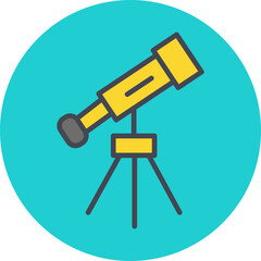 Telescope Vector Icon