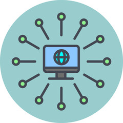 Networks Vector Icon