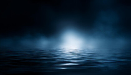 Abstract Foggy Water Reflection