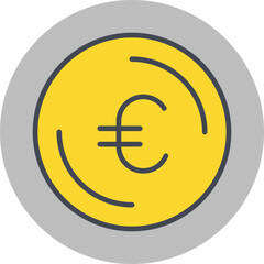 Euro Symbol Vector Icon