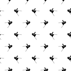 Spotlight icon seamless pattern background