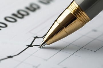 Close-up of a hand drawing a line graph on a transparent board, showing the growth and potential of a new business venture.