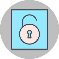 Open Lock I Vector Icon