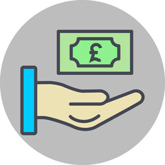 Pound Currency Vector Icon