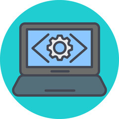 Code Optimization Vector Icon