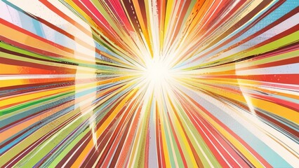 Obraz premium Speed lines backgrounds. Fast speed motion horizontal line manga effect, retro radial sun rays background. Comic magazine vector layouts. Dynamic movement for superhero fight, burst