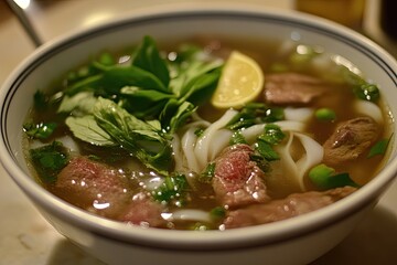 Pho bo vietnamese soup