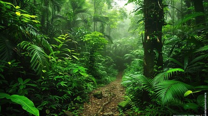 Fototapeta premium Natural forest wallpaper