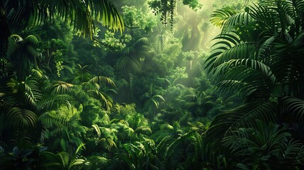 Natural forest wallpaper