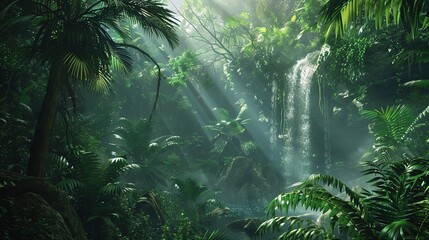 Natural forest wallpaper