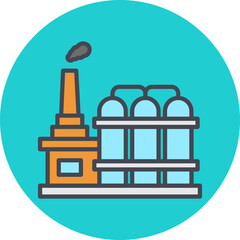 Obraz premium Factory II Vector Icon