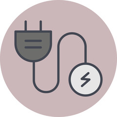 Electric Current Vector Icon