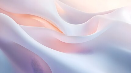 Luminous Otherworldly Abstract Forms Suspended in Hazy Gradient Spatial Realm