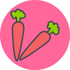 Carrot Vector Icon
