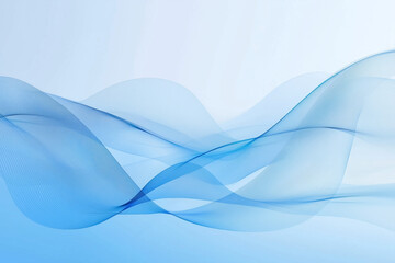 Obraz premium Abstract Light Blue Wavy Background