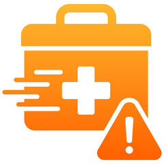 Obraz premium Emergency Kit Icon