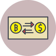 Money Exchange Vector Icon