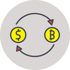 Exchange Vector Icon