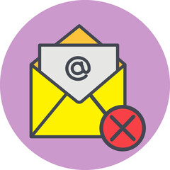 Not Accepted Vector Icon