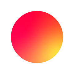 abstract 3d sphere Ball circle illustration yellow orange color