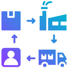 Supply Chain Icon