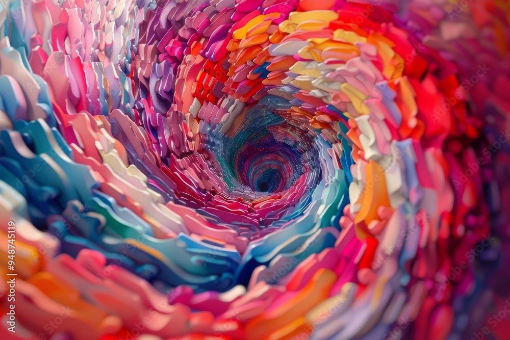 Poster a vibrant display of colorful swirls gracefully fills the sky, creating a mesmerizing and dynamic vi