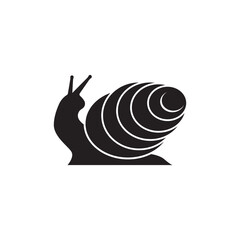 snail logo vector icon illustration design