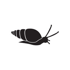 snail logo vector icon illustration design