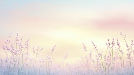 Fototapeta premium Whispers of Affection in a Soft Sunset Glow Embracing Nature's Calm