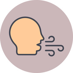 Bad Breath Vector Icon
