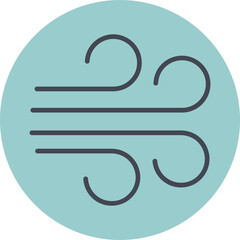 Wind Sign Vector Icon
